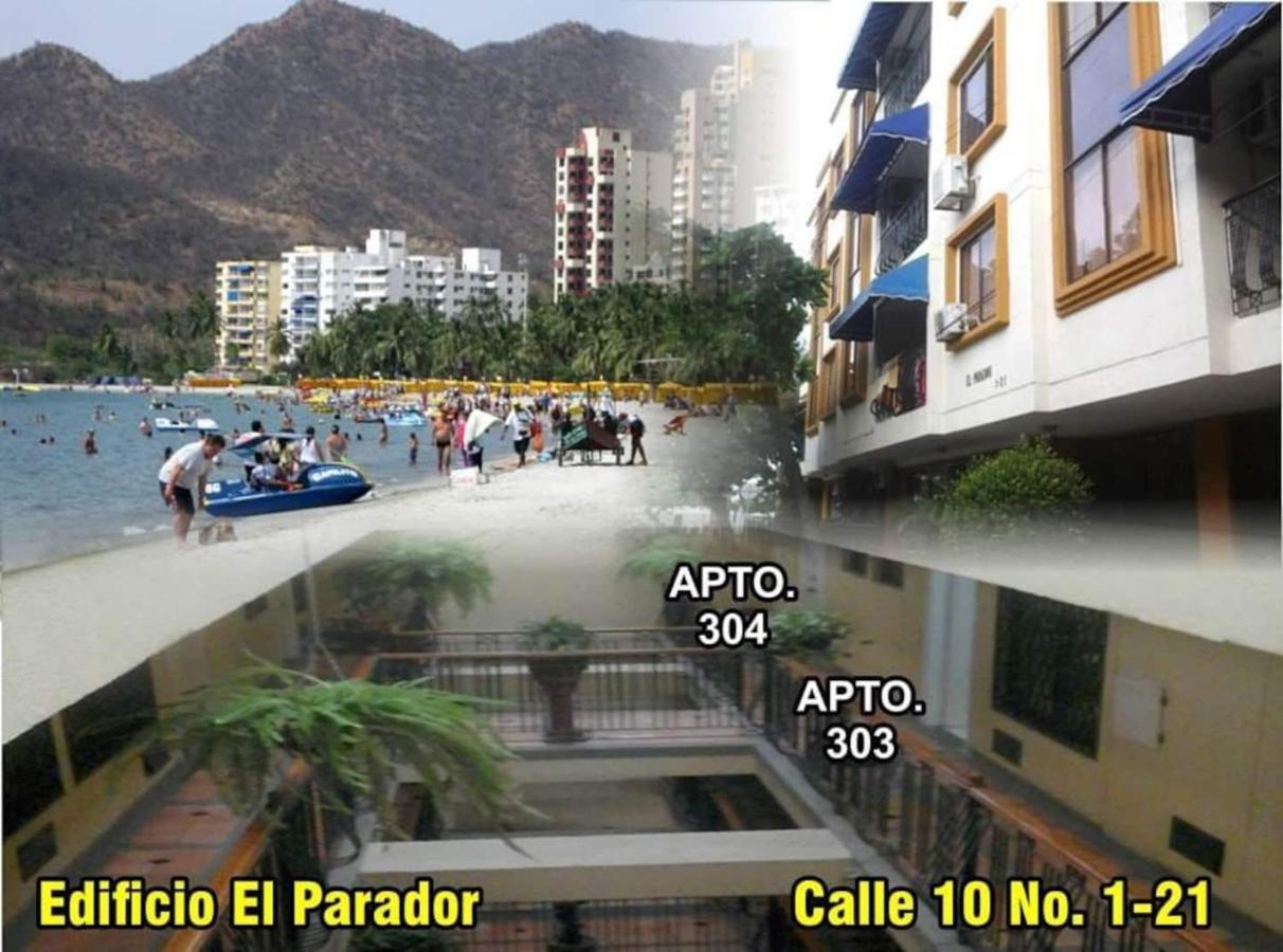 Acogedor Apartamento A 15 Metros Del Mar Santa Marta  Eksteriør billede